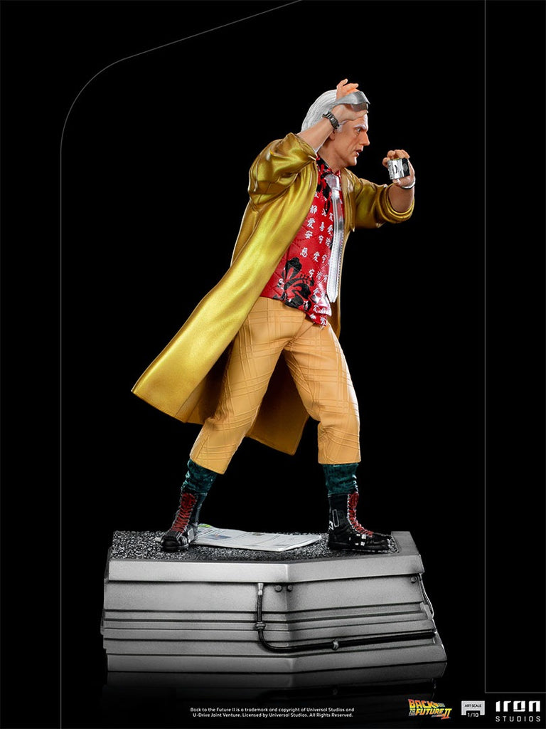 Estátua Doc Brown - De Volta para o Futuro II -  Art Scale 1/10 - Iron Studios