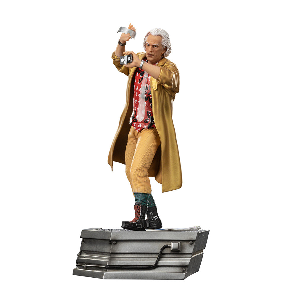 Estátua Doc Brown - De Volta para o Futuro II -  Art Scale 1/10 - Iron Studios