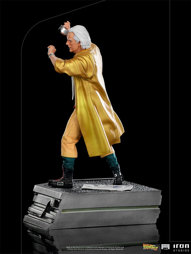 Estátua Doc Brown - De Volta para o Futuro II -  Art Scale 1/10 - Iron Studios