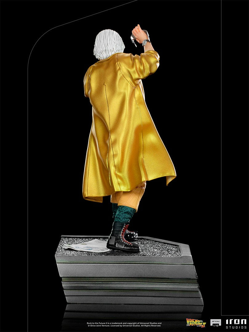 Estátua Doc Brown - De Volta para o Futuro II -  Art Scale 1/10 - Iron Studios