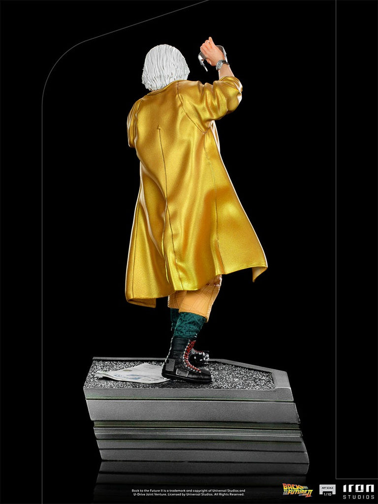 Estátua Doc Brown - De Volta para o Futuro II -  Art Scale 1/10 - Iron Studios