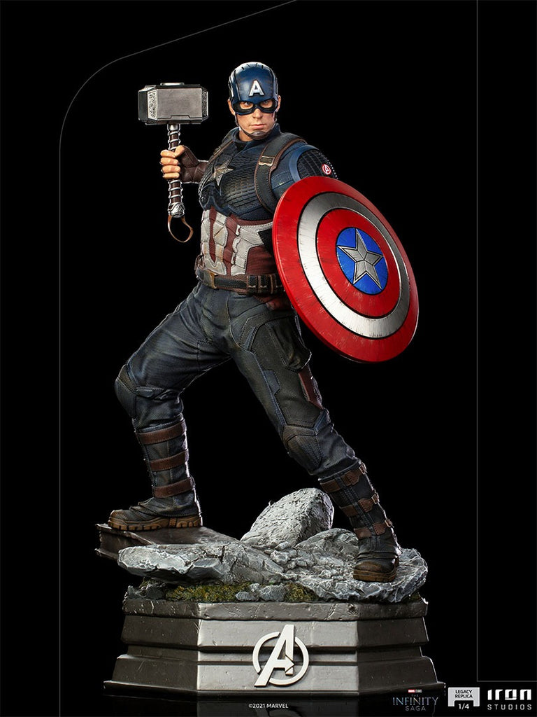 Estátua Capitão America - Infinity Saga - Legacy Replica 1/4 - Iron Studios