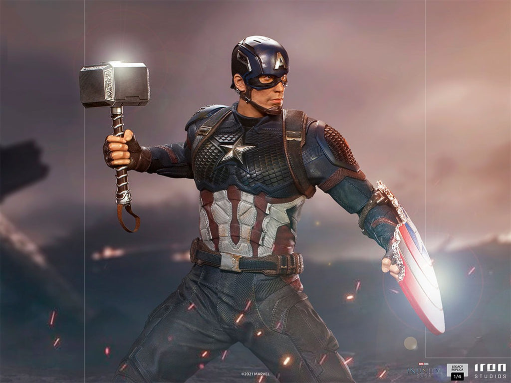 Estátua Capitão America - Infinity Saga - Legacy Replica 1/4 - Iron Studios