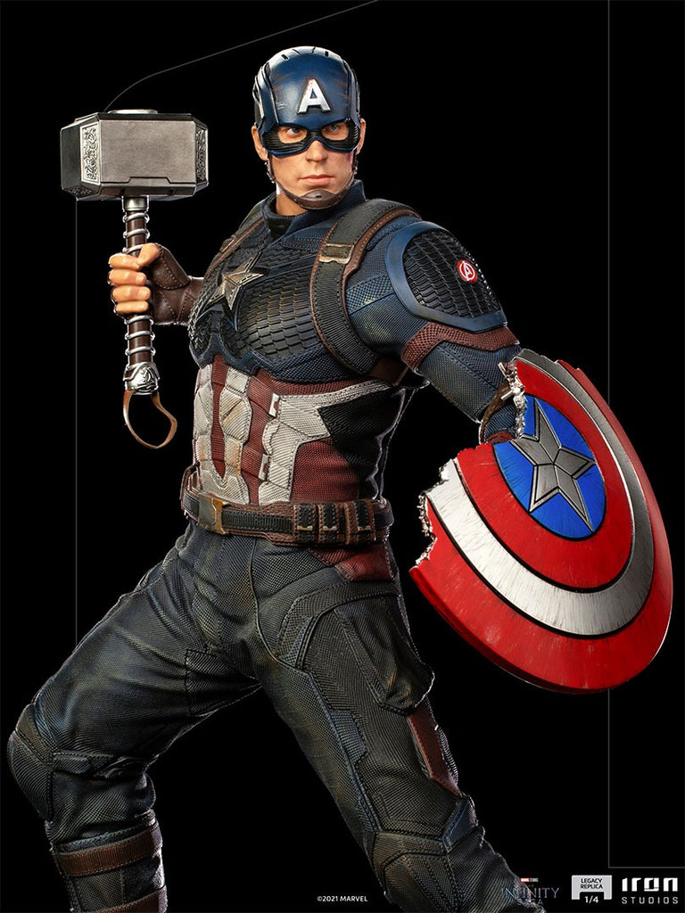Estátua Capitão America - Infinity Saga - Legacy Replica 1/4 - Iron Studios