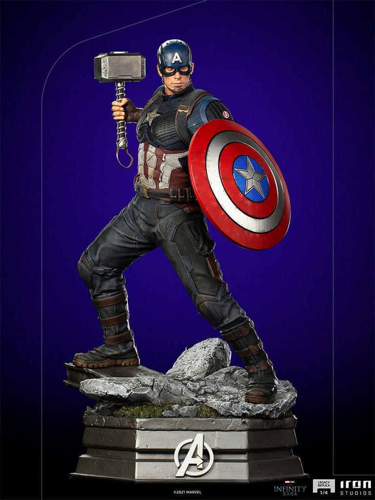 Estátua Capitão America - Infinity Saga - Legacy Replica 1/4 - Iron Studios