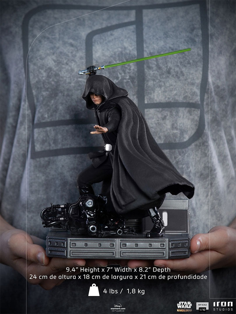 Estátua Luke Skywalker Combat Ver. - The Mandalorian - Art Scale 1/10 - Iron Studios