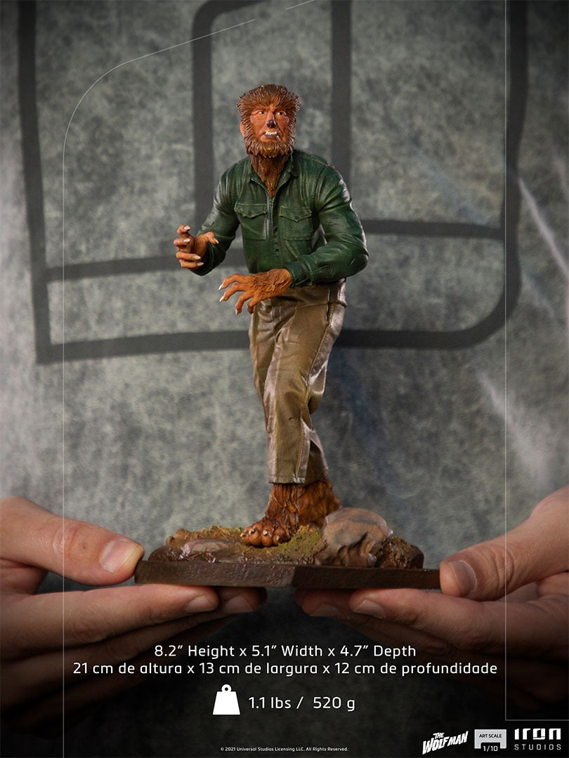 Estátua Lobisomem - O Lobisomem - Art Scale 1/10 - Iron Studios