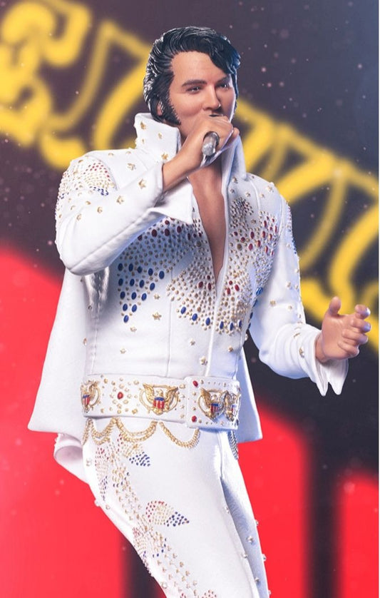 Estátua Elvis Presley 1973 - Aloha From Hawaii - Art Scale 1/10 - Iron Studios