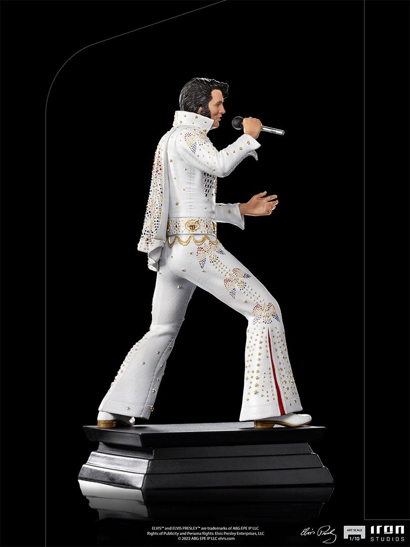 Estátua Elvis Presley 1973 - Aloha From Hawaii - Art Scale 1/10 - Iron Studios