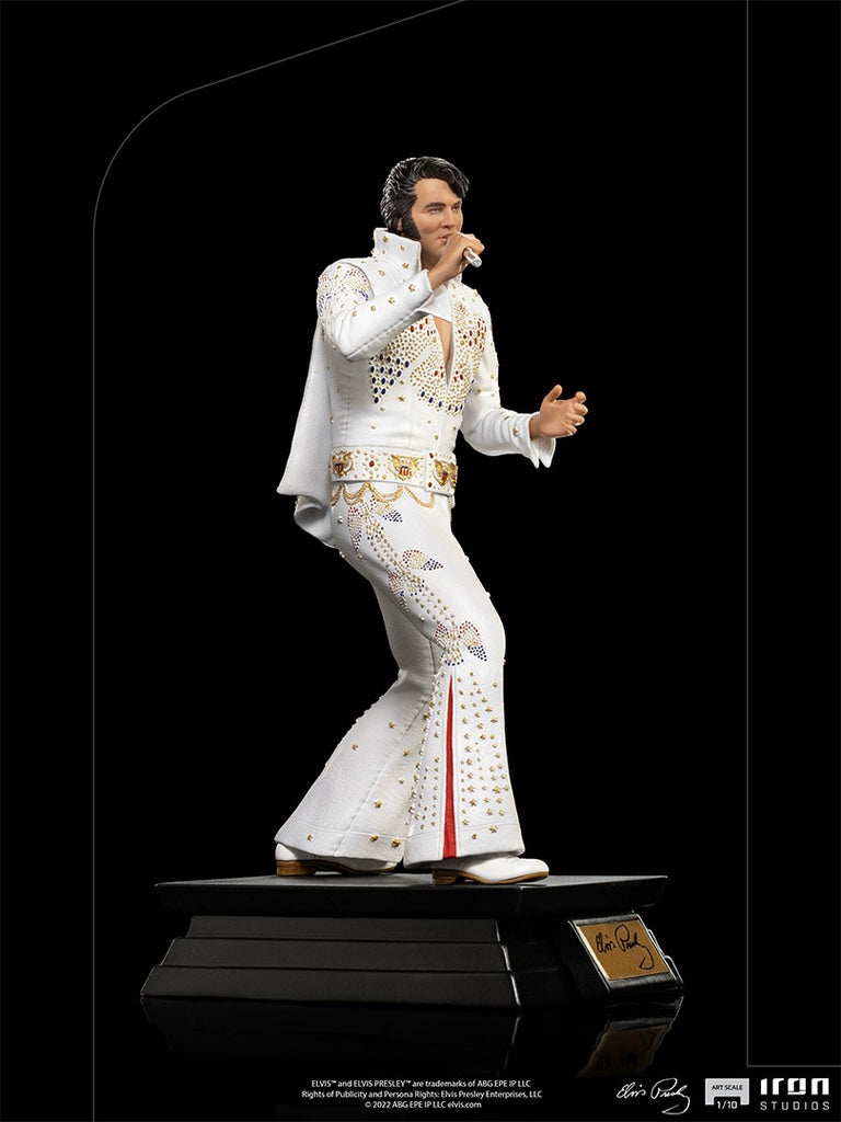 Estátua Elvis Presley 1973 - Aloha From Hawaii - Art Scale 1/10 - Iron Studios