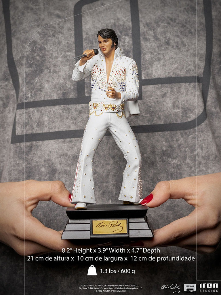 Estátua Elvis Presley 1973 - Aloha From Hawaii - Art Scale 1/10 - Iron Studios