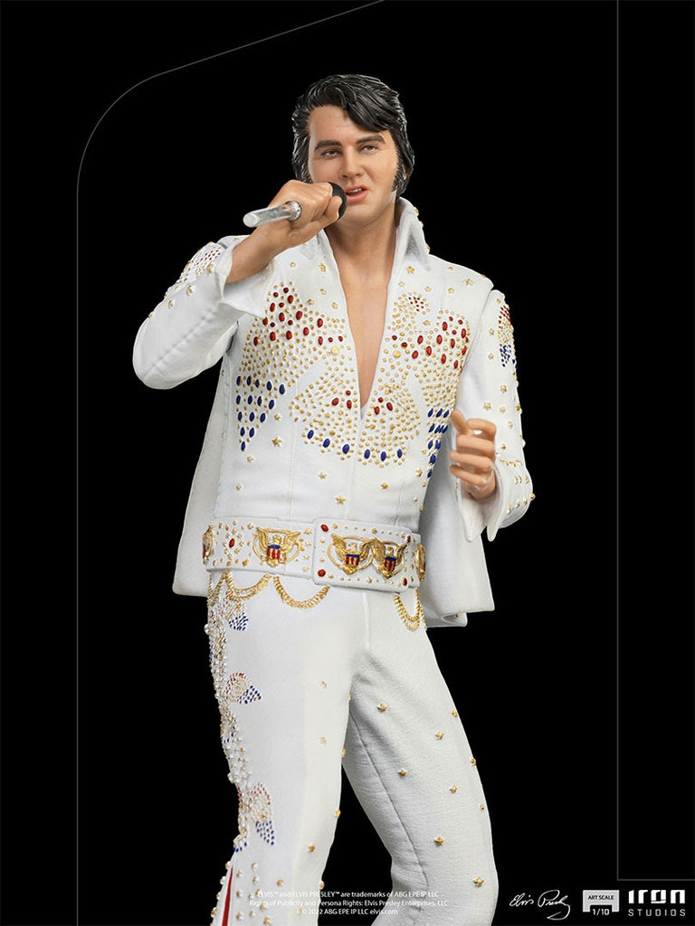 Estátua Elvis Presley 1973 - Aloha From Hawaii - Art Scale 1/10 - Iron Studios