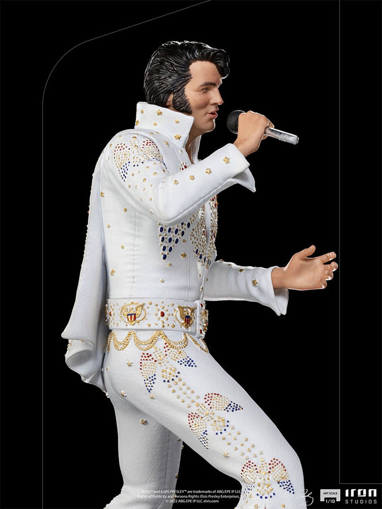 Estátua Elvis Presley 1973 - Aloha From Hawaii - Art Scale 1/10 - Iron Studios