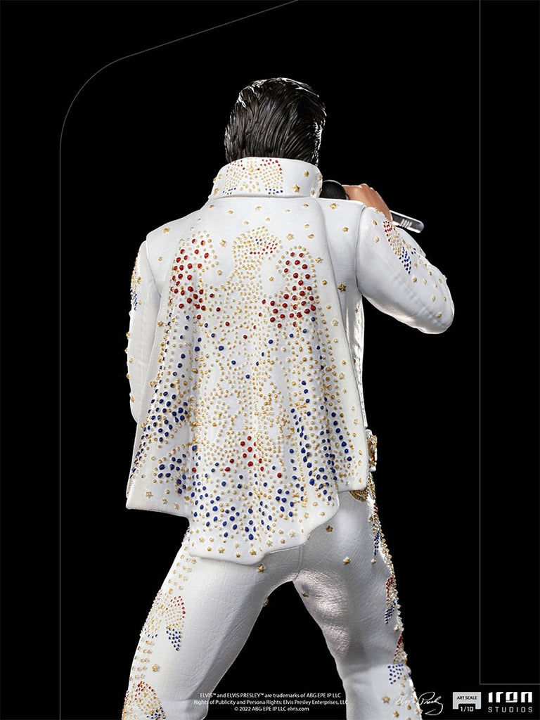 Estátua Elvis Presley 1973 - Aloha From Hawaii - Art Scale 1/10 - Iron Studios