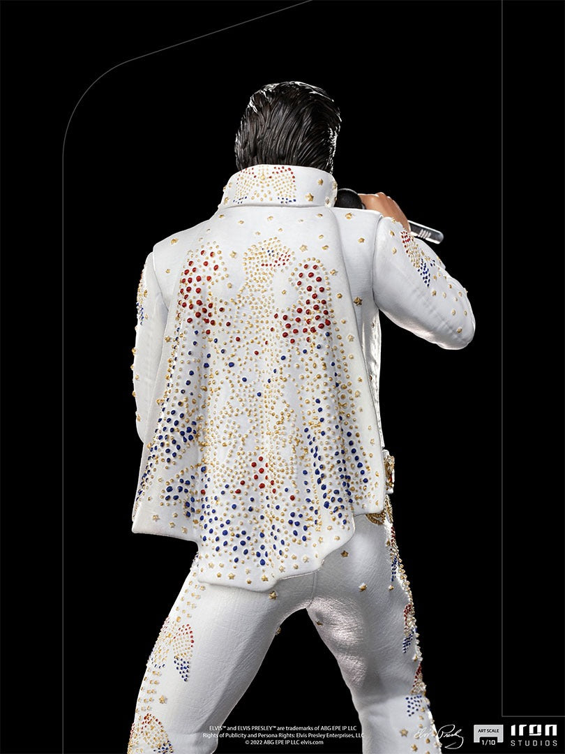 Estátua Elvis Presley 1973 - Aloha From Hawaii - Art Scale 1/10 - Iron Studios