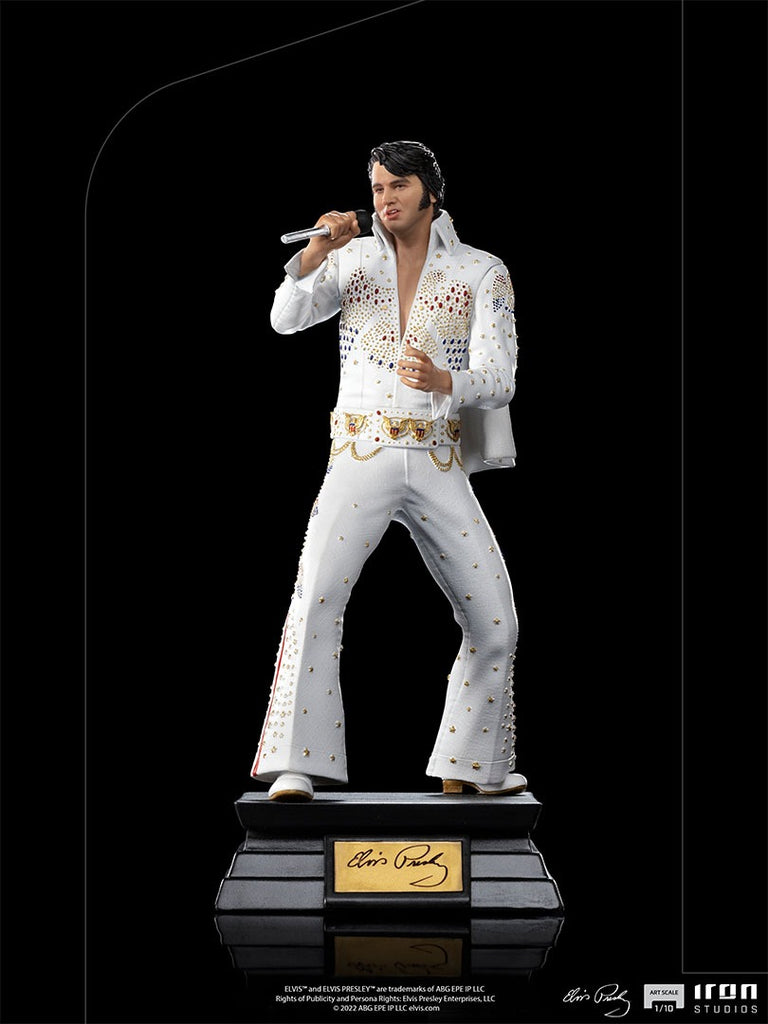 Estátua Elvis Presley 1973 - Aloha From Hawaii - Art Scale 1/10 - Iron Studios