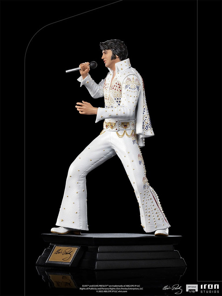 Estátua Elvis Presley 1973 - Aloha From Hawaii - Art Scale 1/10 - Iron Studios