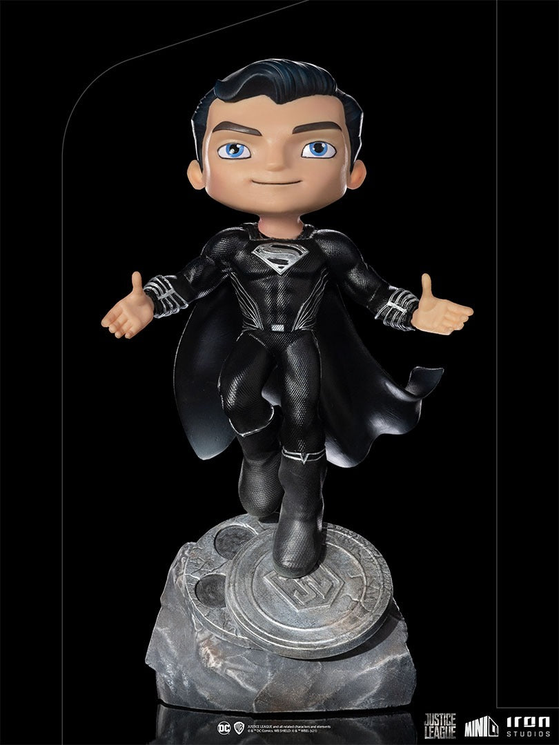 Estátua Superman Black  - Zack Snyder's Justice League - MiniCo - Iron Studios