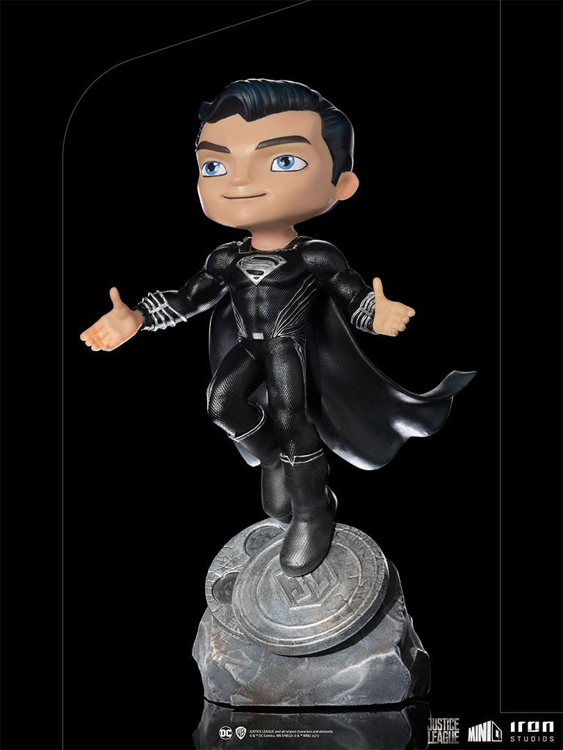 Estátua Superman Black  - Zack Snyder's Justice League - MiniCo - Iron Studios
