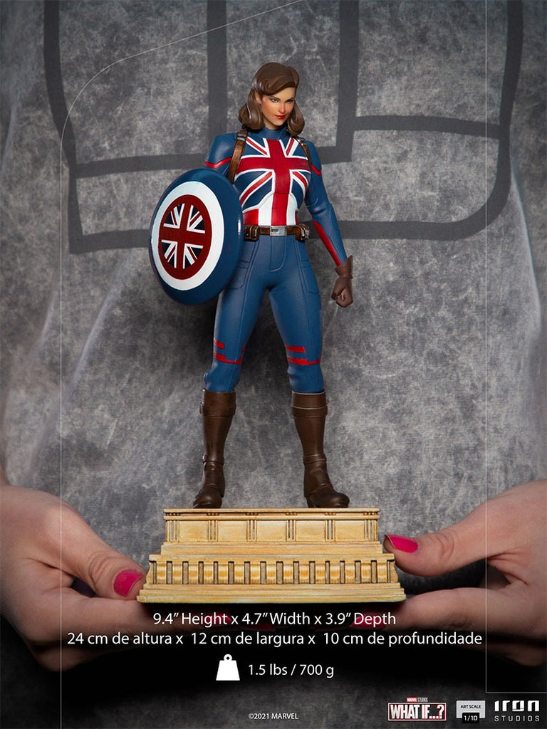 Estátua Capitã Carter - What If...? - Art Scale 1/10 - Iron Studios
