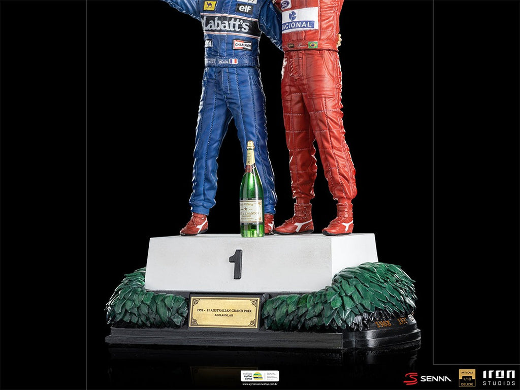 Estátua Ayrton Senna and Alain Prost Deluxe - The Last Podium - Art Scale 1/10 - Iron Studios
