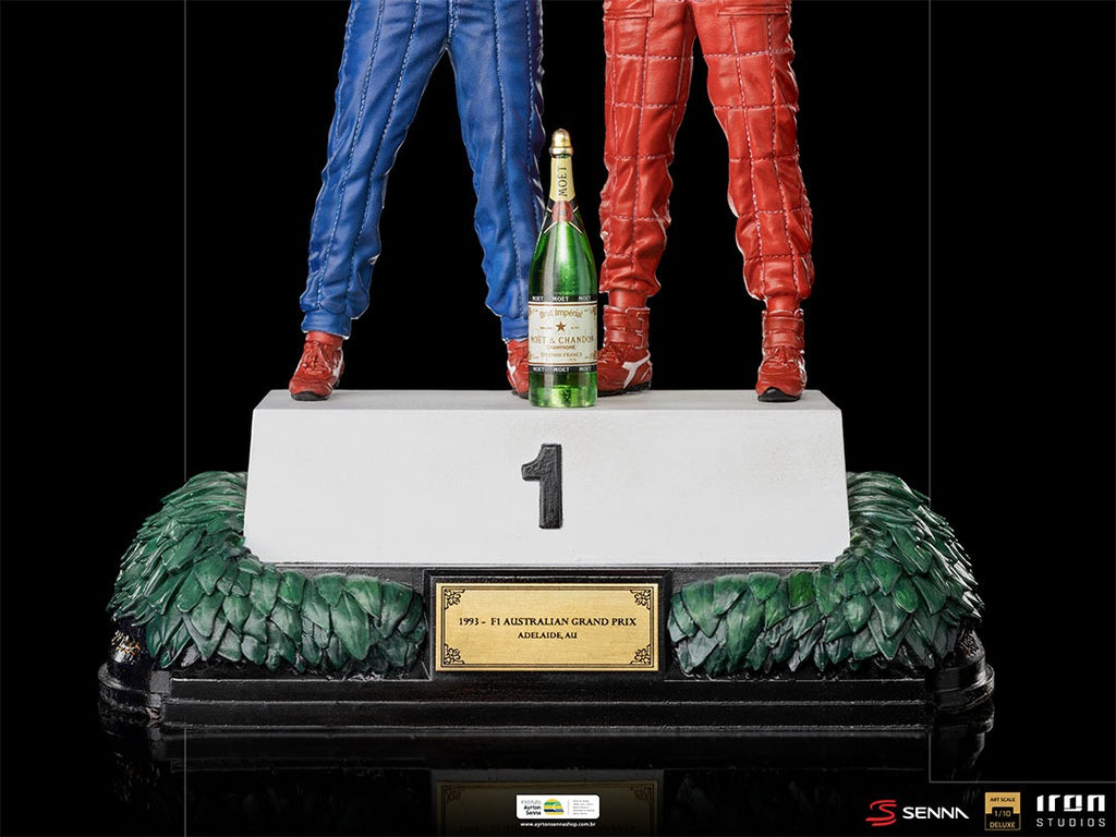Estátua Ayrton Senna and Alain Prost Deluxe - The Last Podium - Art Scale 1/10 - Iron Studios