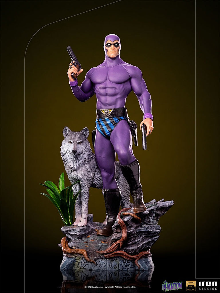 Estátua O Fantasma Deluxe - Defensores da Terra - Art Scale  1/10 - Iron Studios