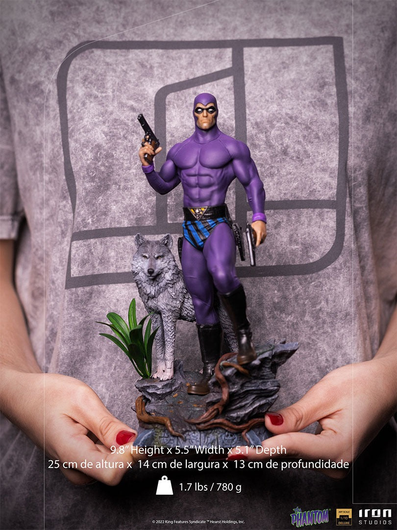 Estátua O Fantasma Deluxe - Defensores da Terra - Art Scale  1/10 - Iron Studios