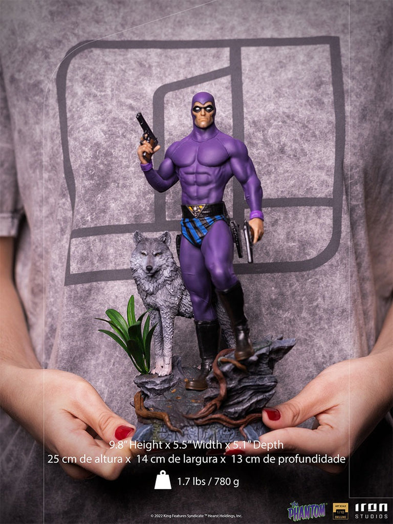 Estátua O Fantasma Deluxe - Defensores da Terra - Art Scale  1/10 - Iron Studios