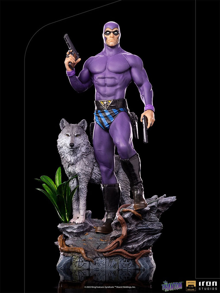 Estátua O Fantasma Deluxe - Defensores da Terra - Art Scale  1/10 - Iron Studios