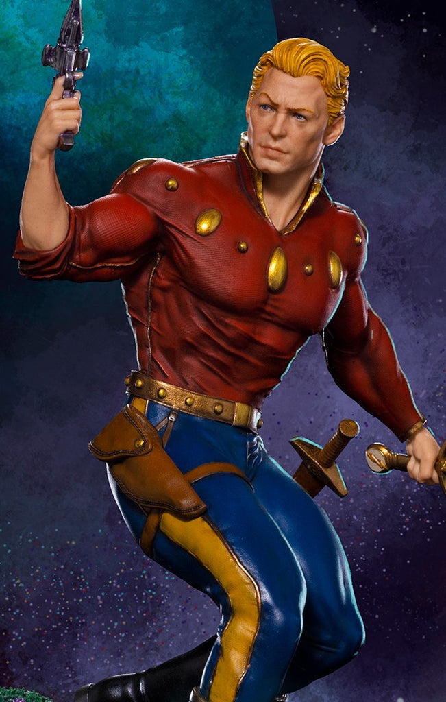 Estátua Flash Gordon Deluxe - Defenders of the Earth - Art Scale 1/10 - Iron Studios