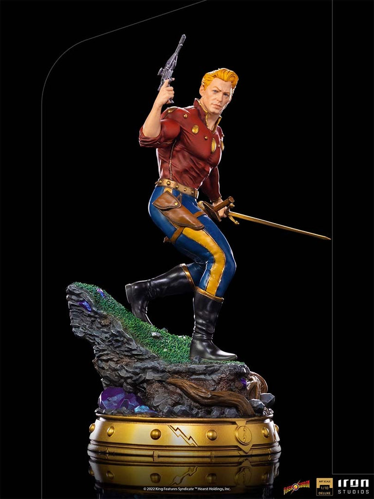 Estátua Flash Gordon Deluxe - Defenders of the Earth - Art Scale 1/10 - Iron Studios