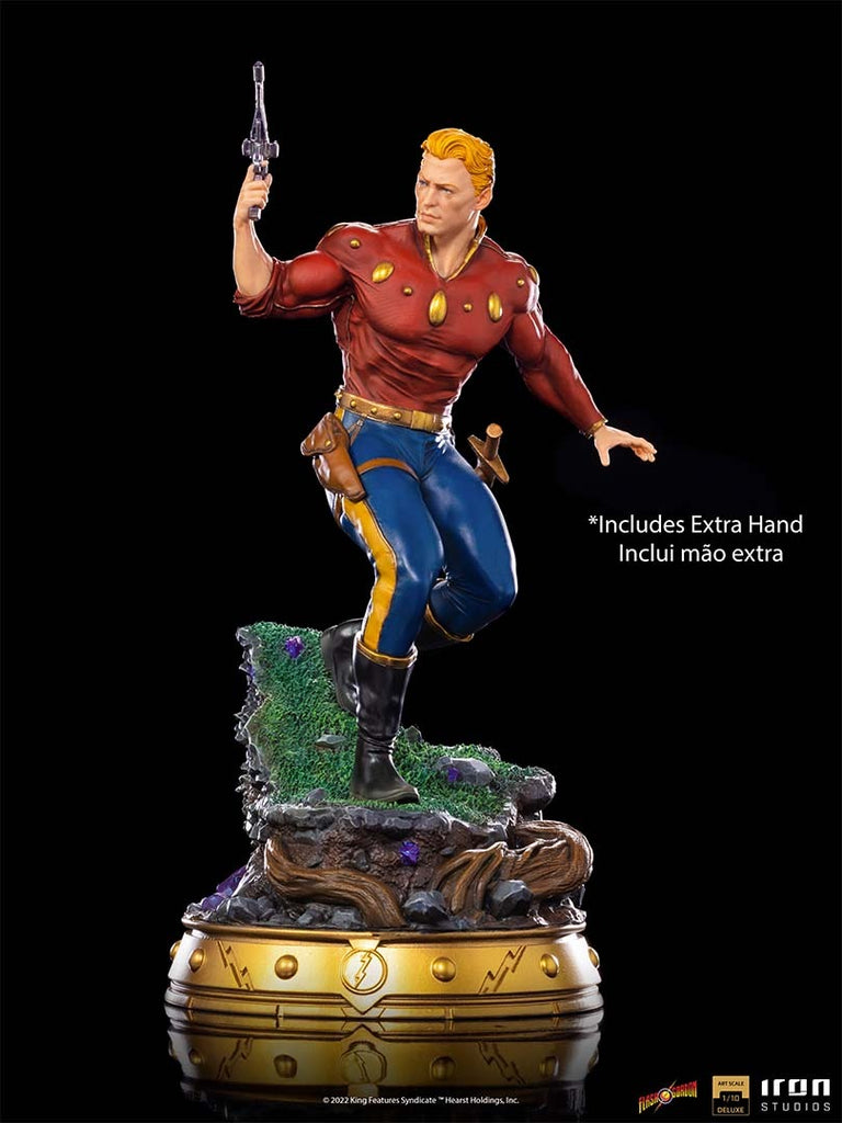 Estátua Flash Gordon Deluxe - Defenders of the Earth - Art Scale 1/10 - Iron Studios