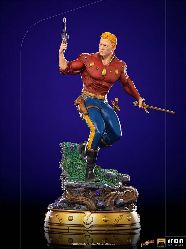 Estátua Flash Gordon Deluxe - Defenders of the Earth - Art Scale 1/10 - Iron Studios