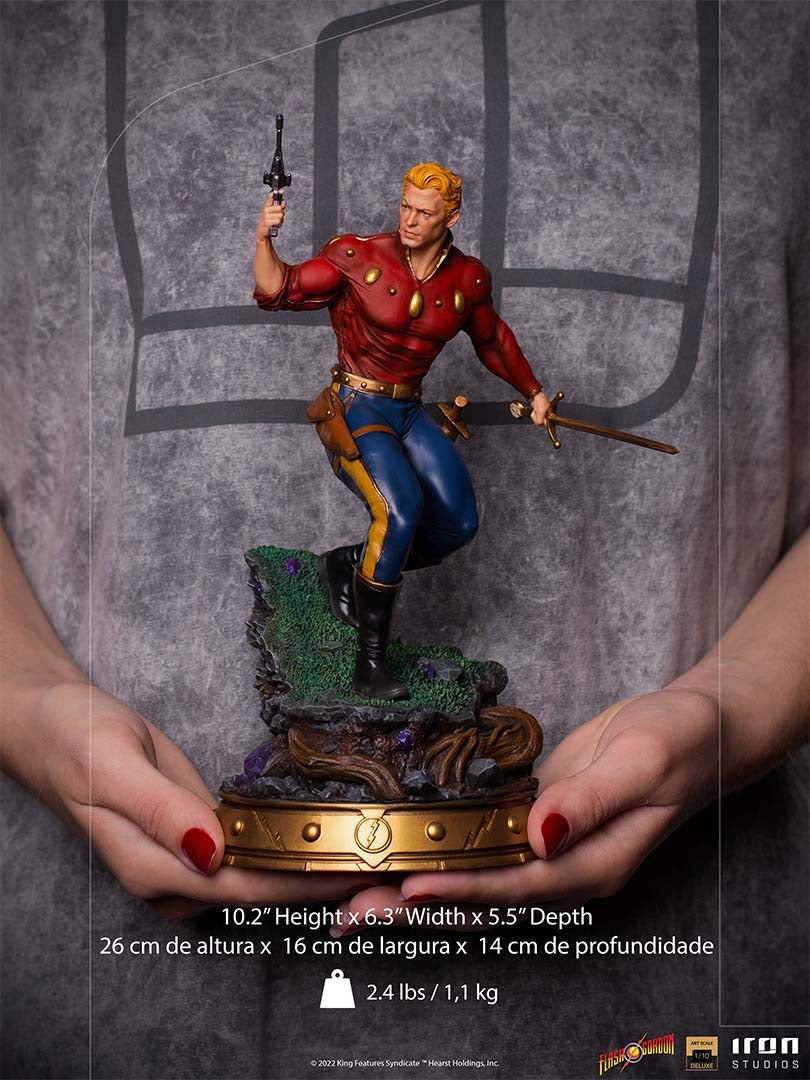 Estátua Flash Gordon Deluxe - Defenders of the Earth - Art Scale 1/10 - Iron Studios