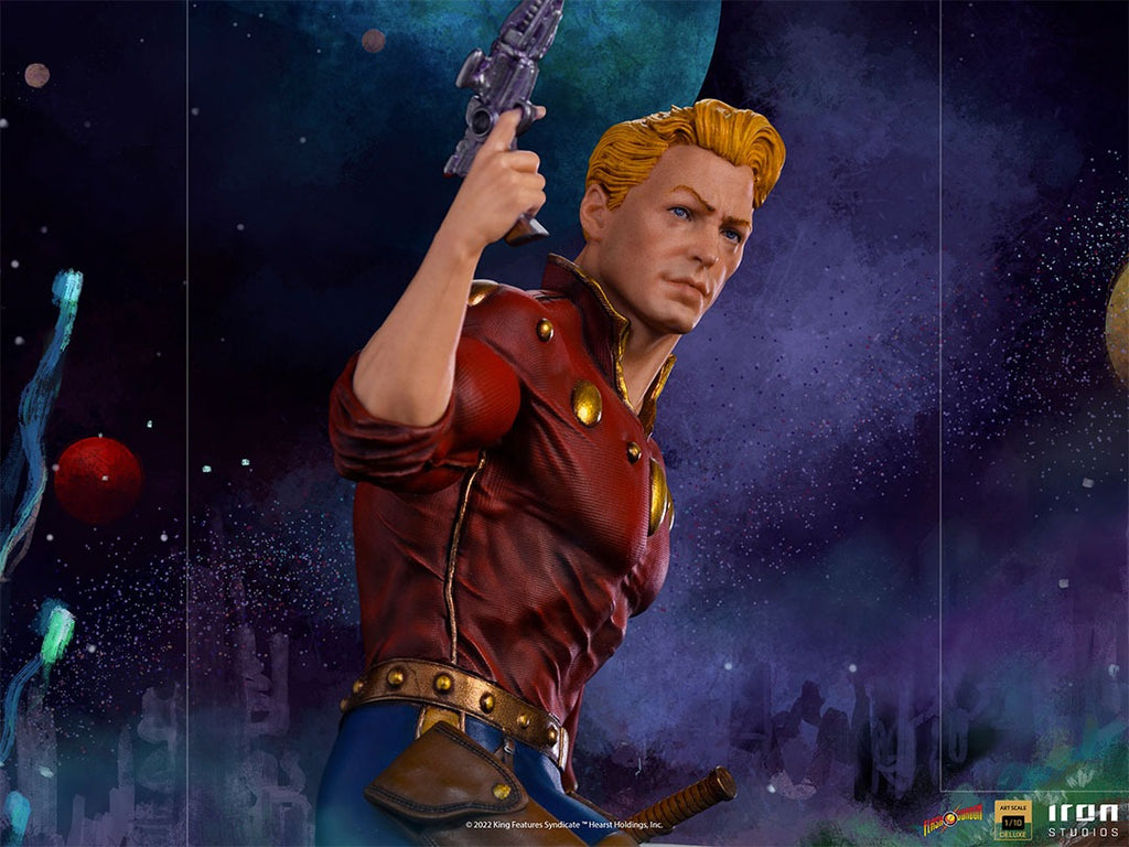 Estátua Flash Gordon Deluxe - Defenders of the Earth - Art Scale 1/10 - Iron Studios