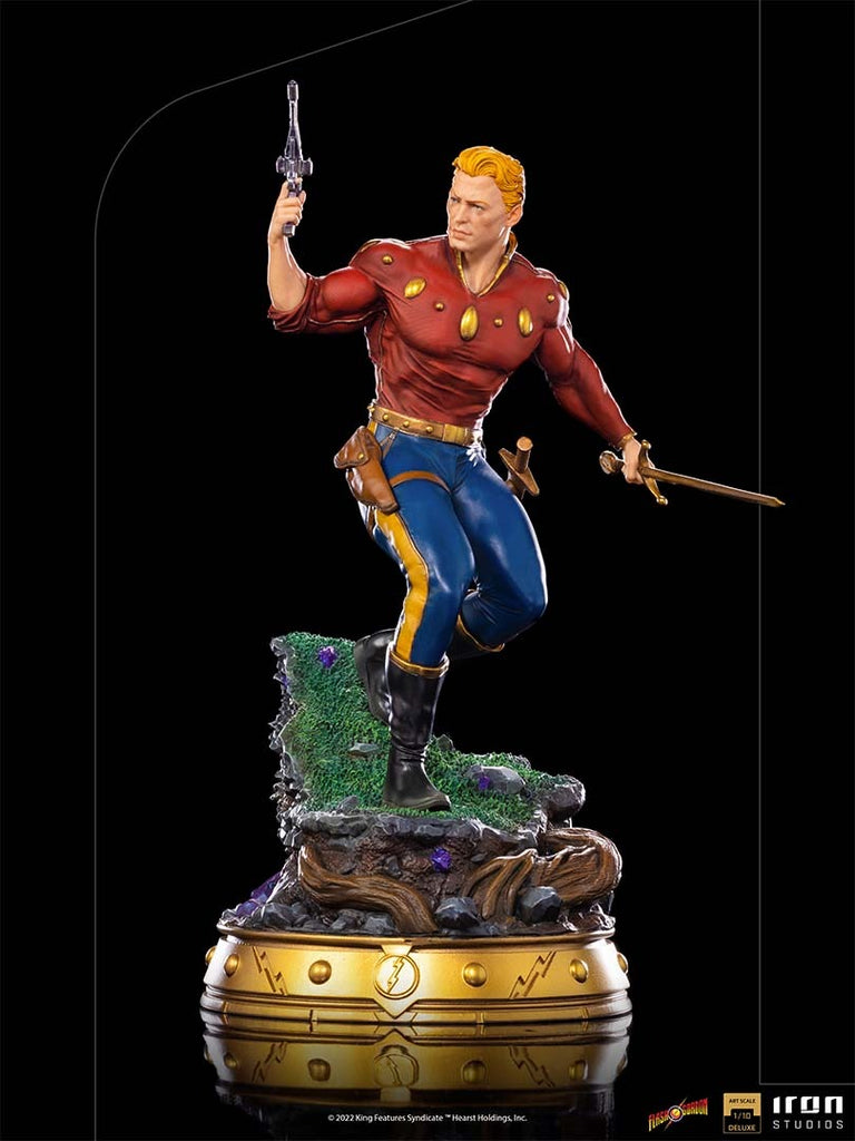 Estátua Flash Gordon Deluxe - Defenders of the Earth - Art Scale 1/10 - Iron Studios
