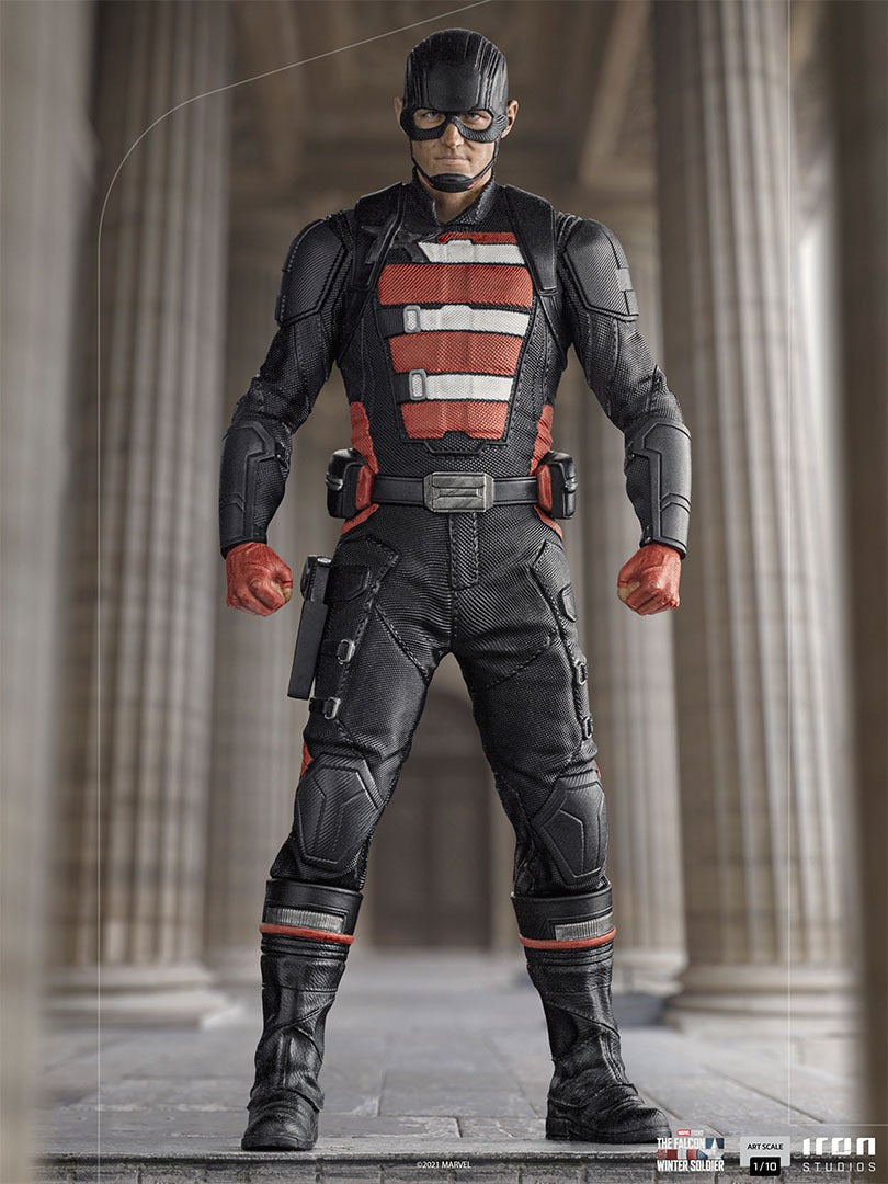 Estátua John Walker (Agente Americano) - O Falcão e o Soldado Invernal - Art Scale 1/10 - Iron Studios