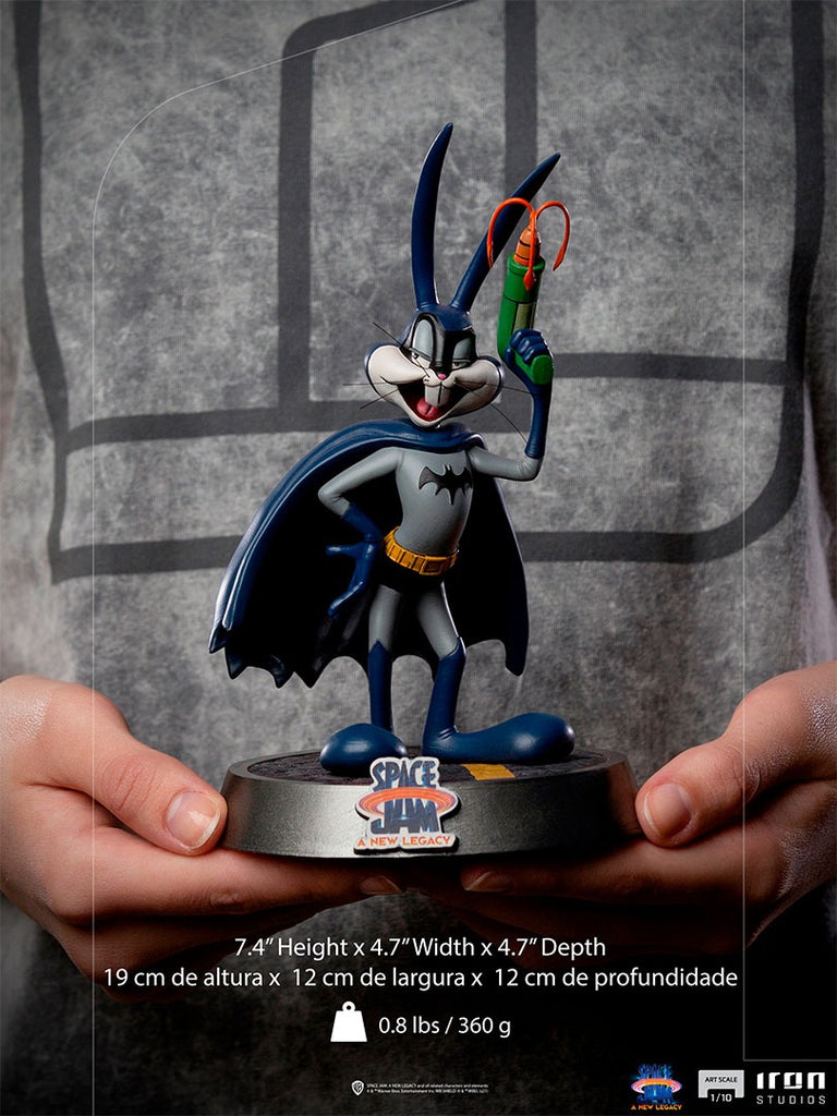 Estátua Pernalonga Batman - Space Jam: A New Legacy - Art Scale 1/10 - Iron Studios