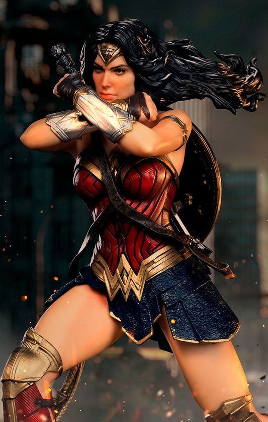Estátua Mulher Maravilha - Ligada Justiça de Zack Snyder - BDS Art Scale 1/10 - Iron Studios