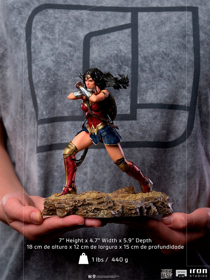Estátua Mulher Maravilha - Ligada Justiça de Zack Snyder - BDS Art Scale 1/10 - Iron Studios