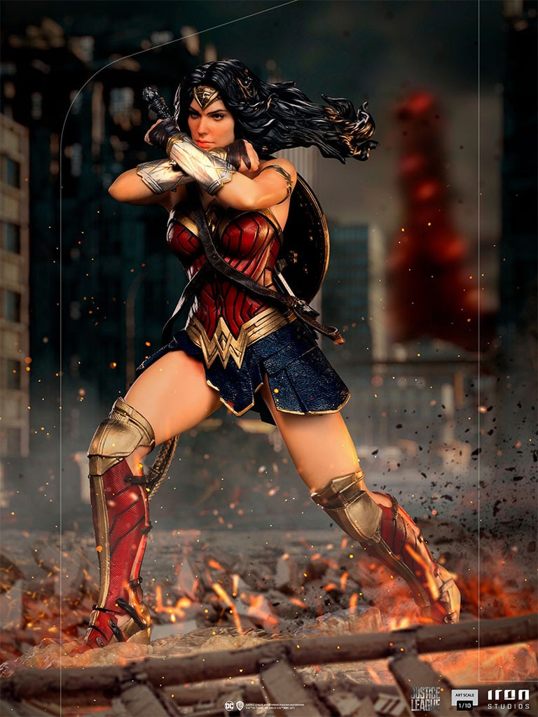 Estátua Mulher Maravilha - Ligada Justiça de Zack Snyder - BDS Art Scale 1/10 - Iron Studios
