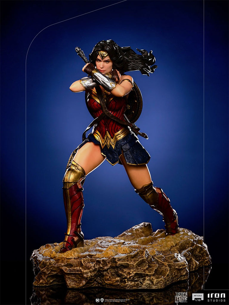 Estátua Mulher Maravilha - Ligada Justiça de Zack Snyder - BDS Art Scale 1/10 - Iron Studios