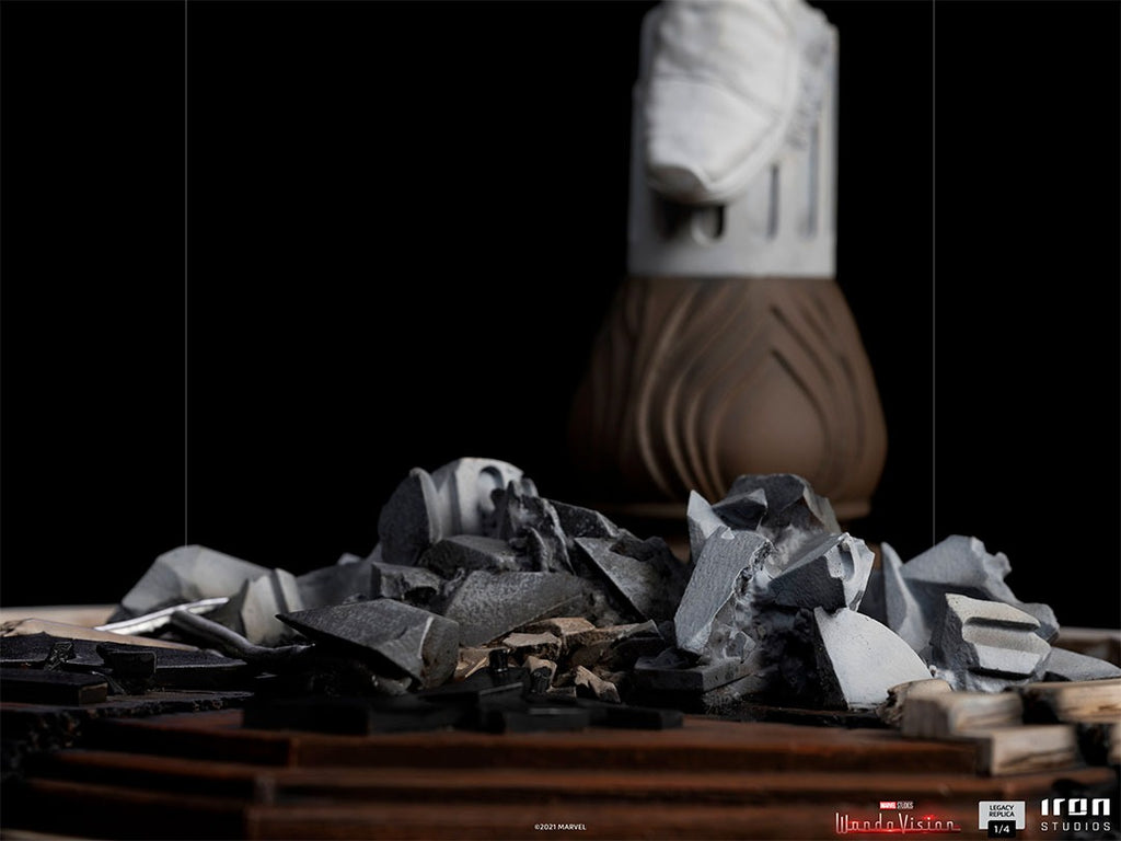 Estátua Visão Branco - Wandavision - Legacy Replica 1/4 - Iron Studios