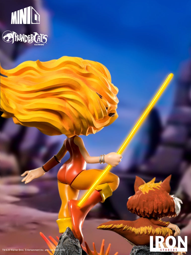 Estátua Cheetara & Snarf - Thundercats- MiniCo - Iron Studios