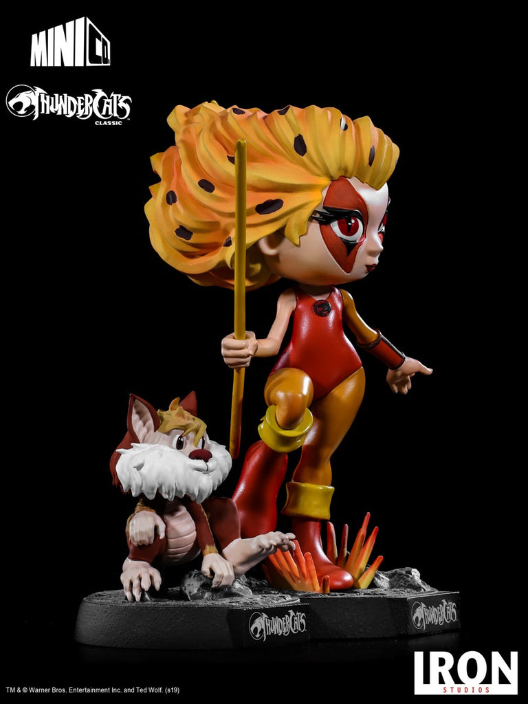 Estátua Cheetara & Snarf - Thundercats- MiniCo - Iron Studios