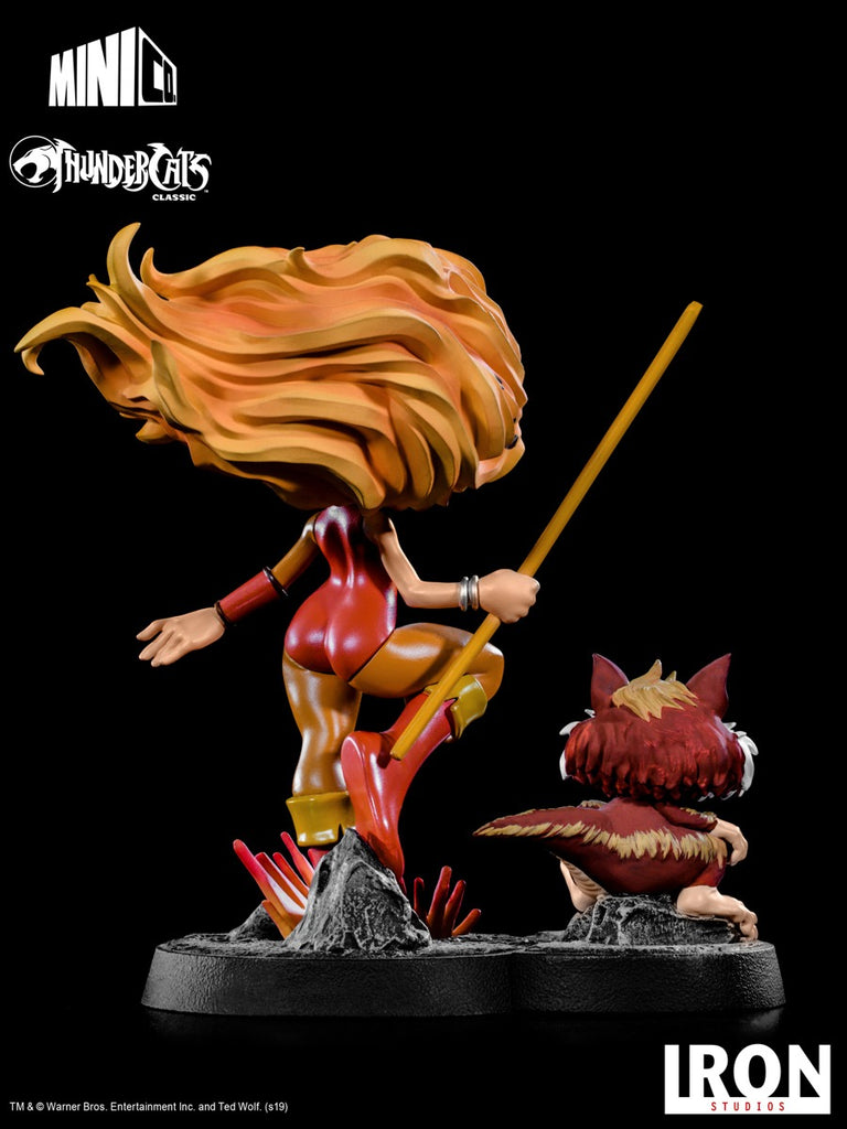 Estátua Cheetara & Snarf - Thundercats- MiniCo - Iron Studios