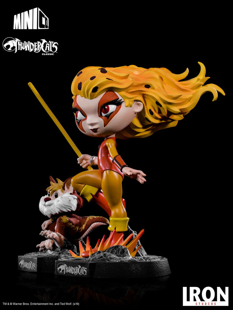Estátua Cheetara & Snarf - Thundercats- MiniCo - Iron Studios