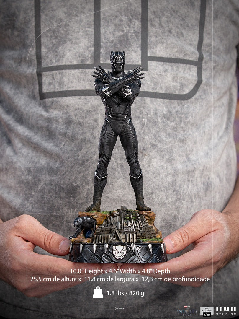 Estátua Pantera Negra (Deluxe) - Infinity Saga - Art Scale 1/10 - Iron Studios