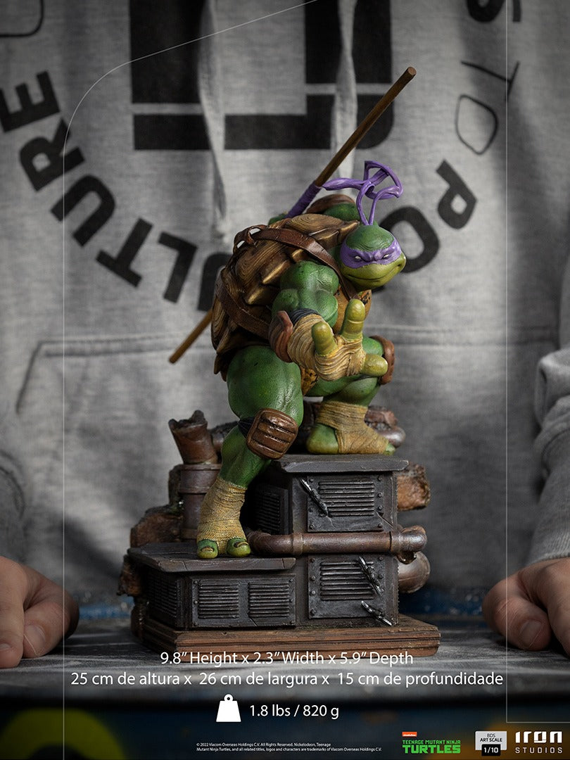 Estátua Donatello - Tartarugas Ninja - BDS Art Scale 1/10 - Iron Studios